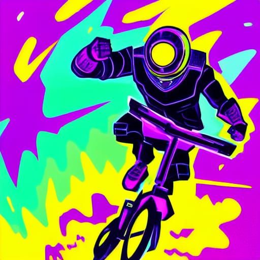 Kamen Rider Valen Frappe Form Rides at Sunset