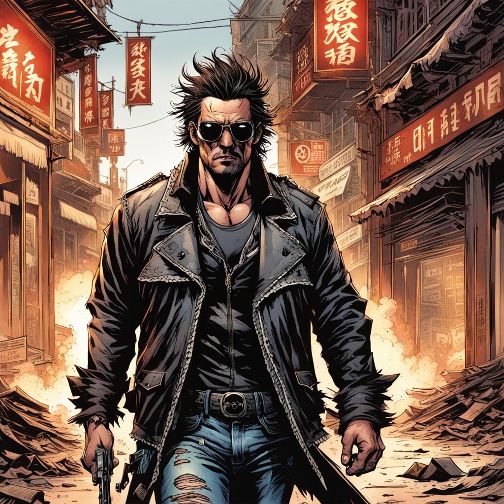 Deserted Chinatown: Comic Book Art of Violence
