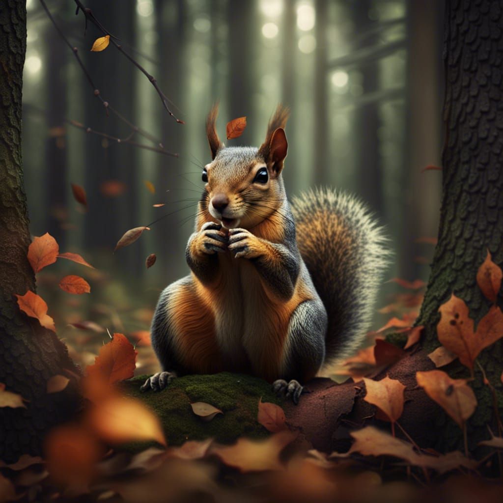 Intelligent Forest with Evil Squirrels