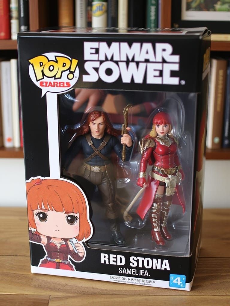 POP! Red Sonja in a Vibrant Comic Book Style