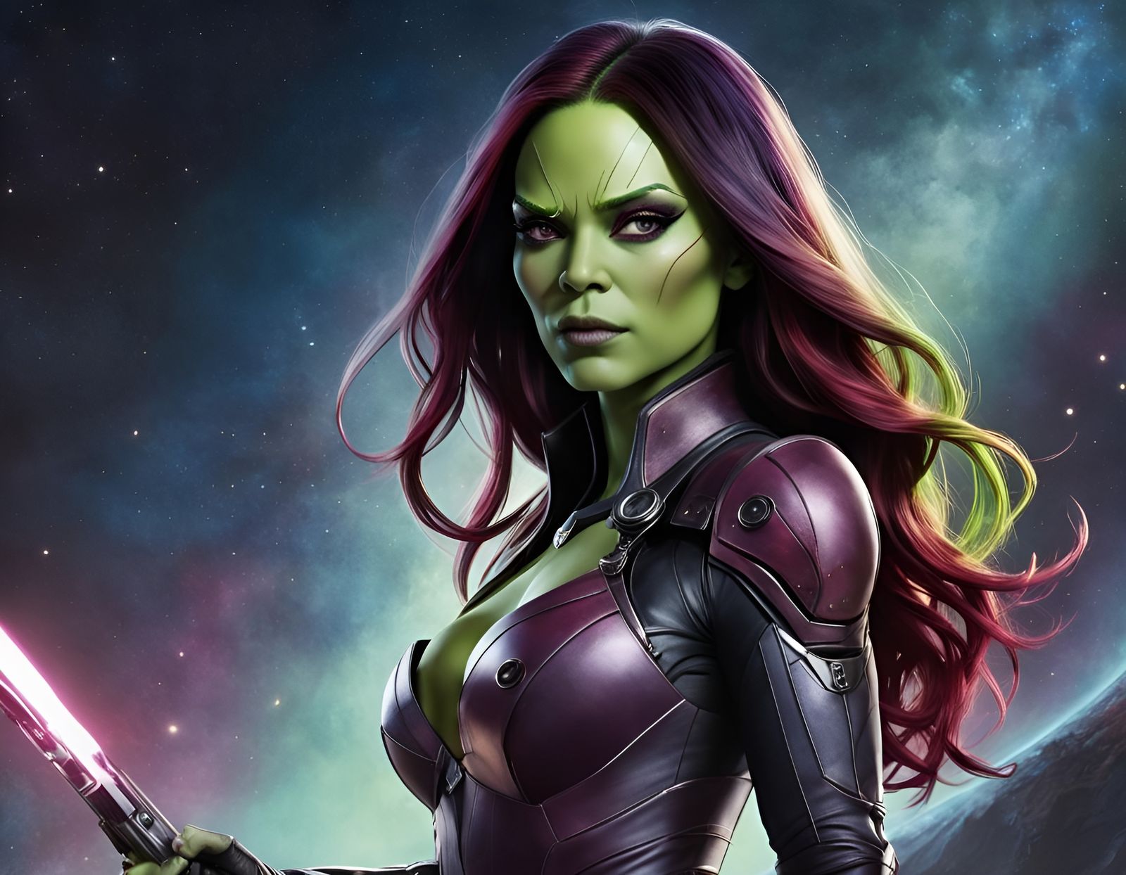 Gamora des Gardiens de la Galaxie,