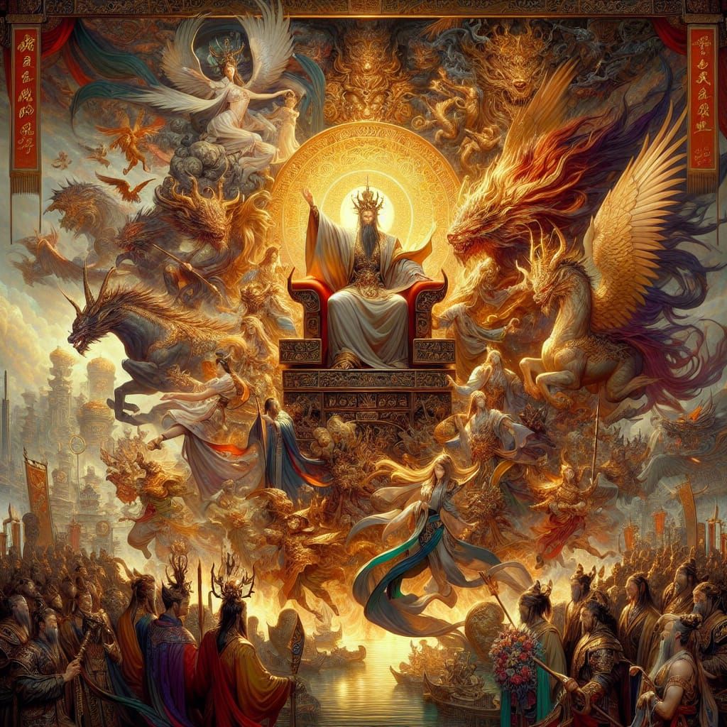 Fantastical Prophecy Art: Leaders Rise in Eastern Lands