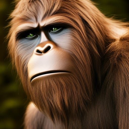 Sasquatch Captured in Natural Habitat Photography