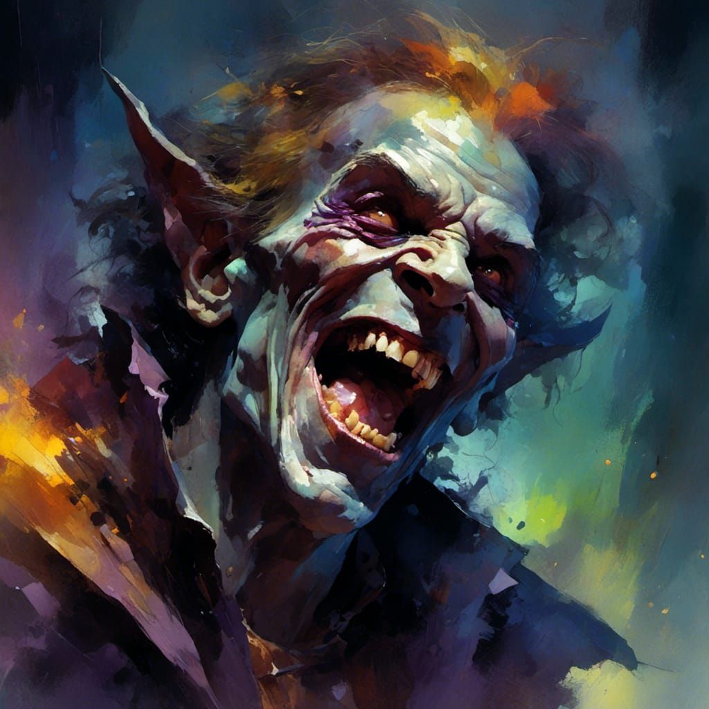 Transformation To A Vampire