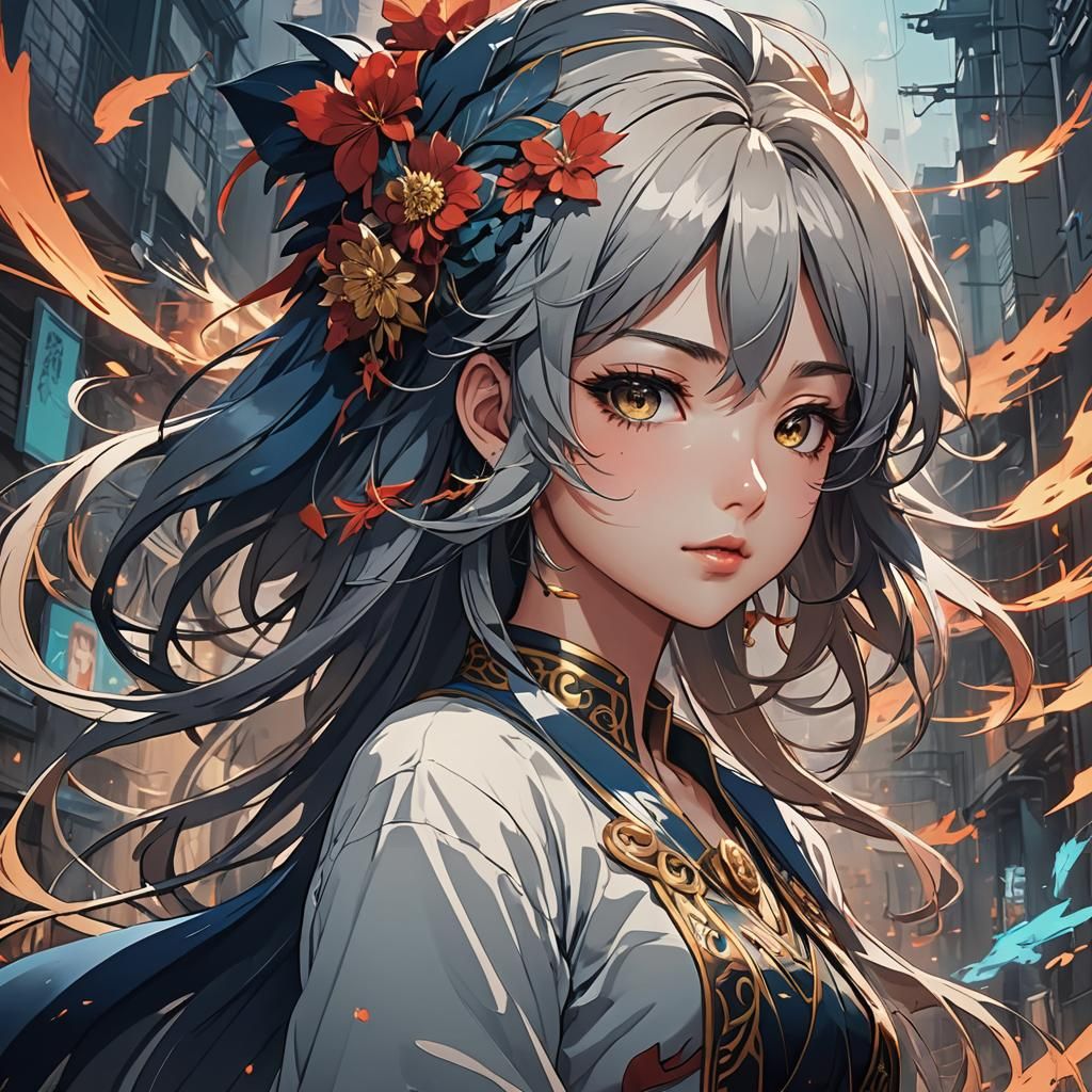 Angels and Demons in Anime Style