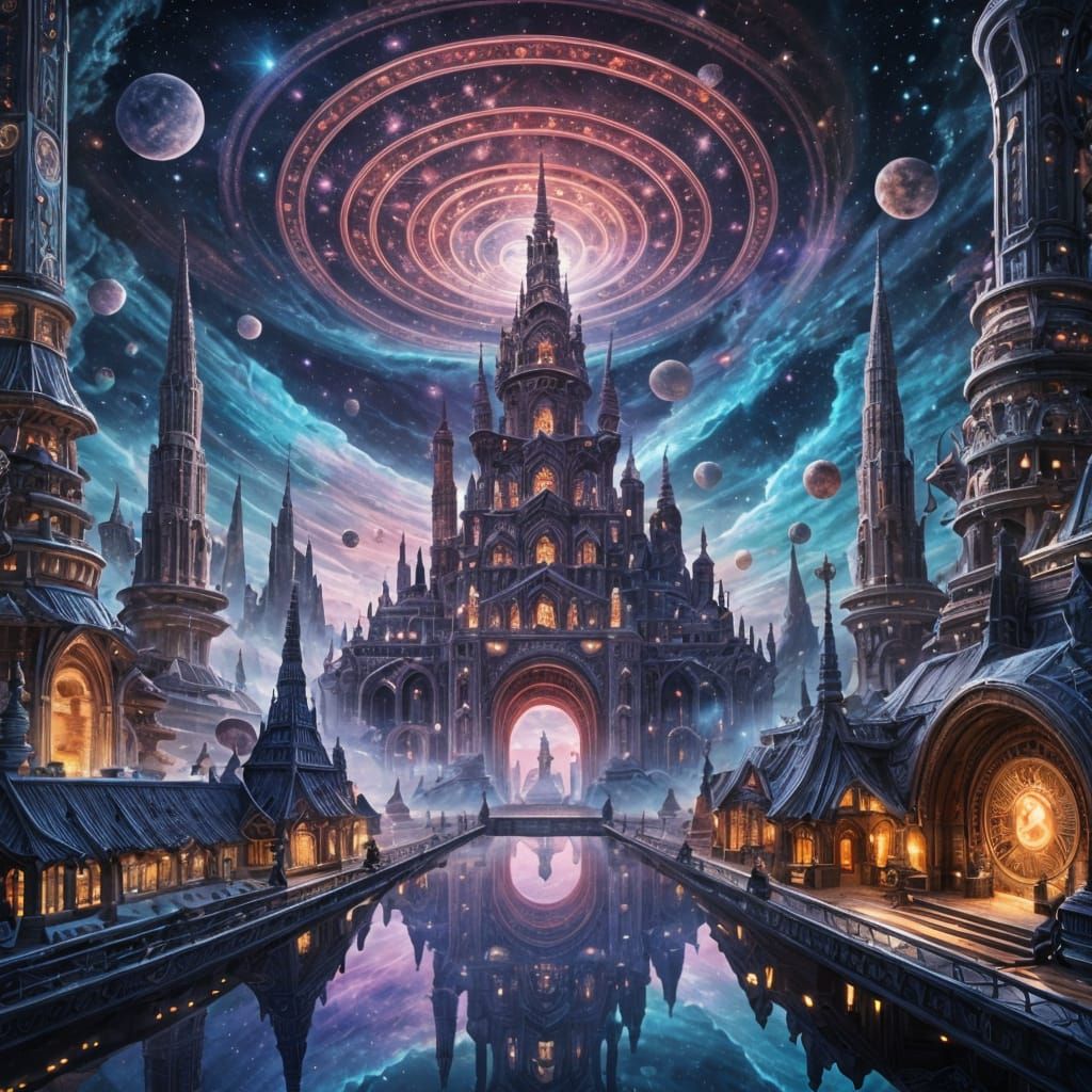 Amazing Astral Lost City Illustration
