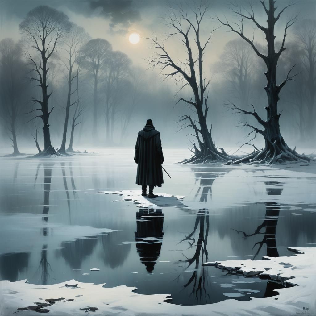 Frozen Solitude in Dark Fantasy