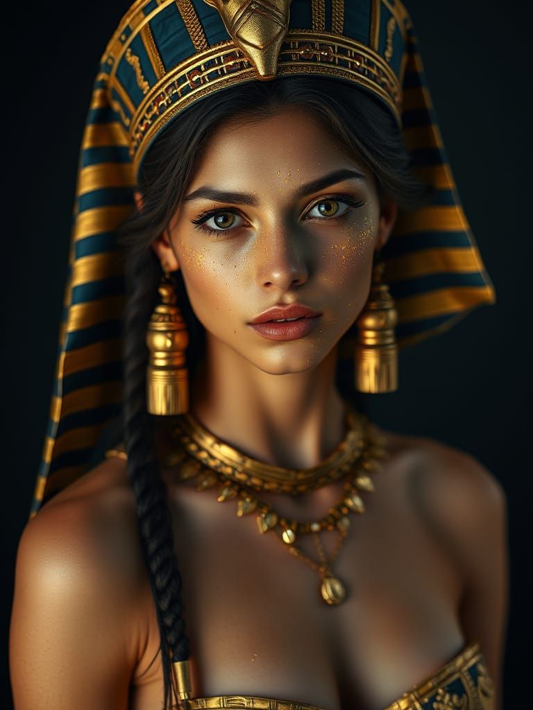 Serenely Majestic Egyptian Queen