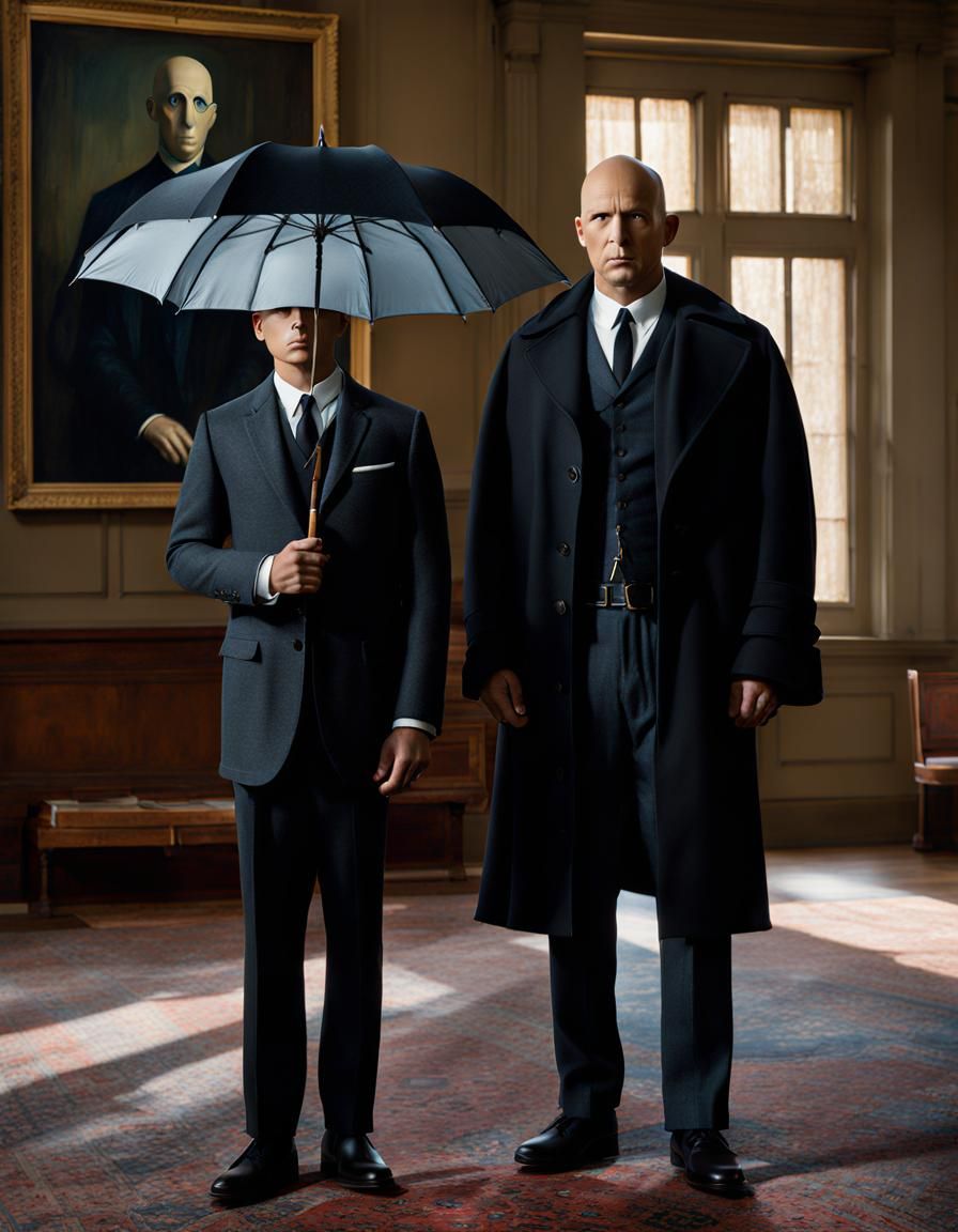 Number 5 in American Gothic Style