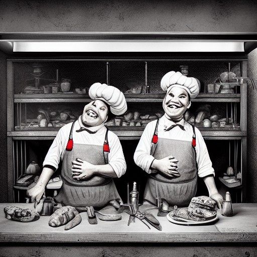 Tweedledee and Tweedledum's Maniacal Butcher Shop