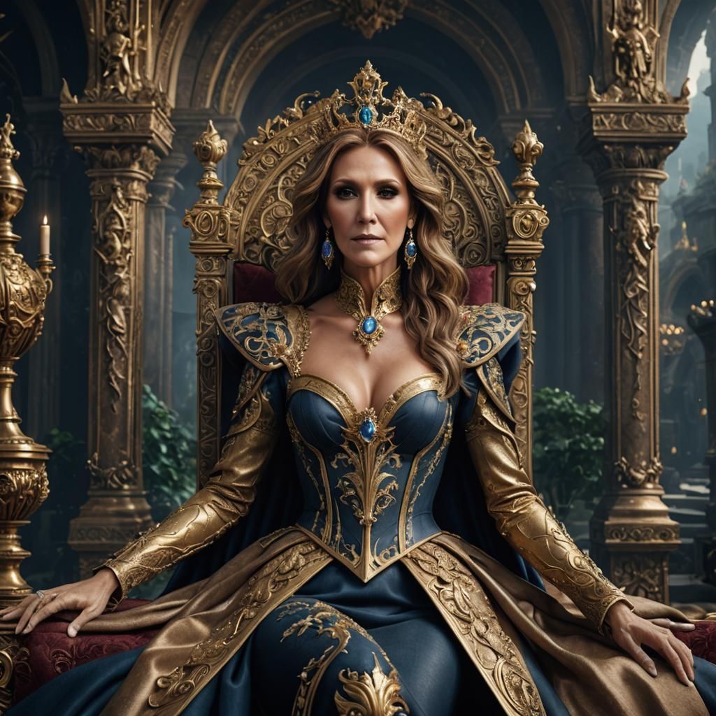 Celine Dion: Queen in a Fantastical Painting