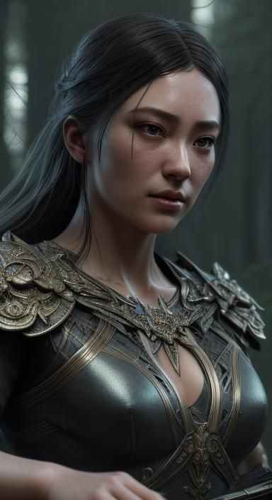 Twinkling Rainbow Flowers in Fantasy Forest, Photorealistic