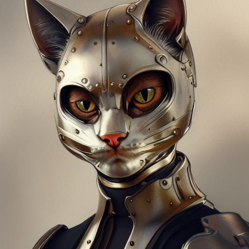 cat in armor