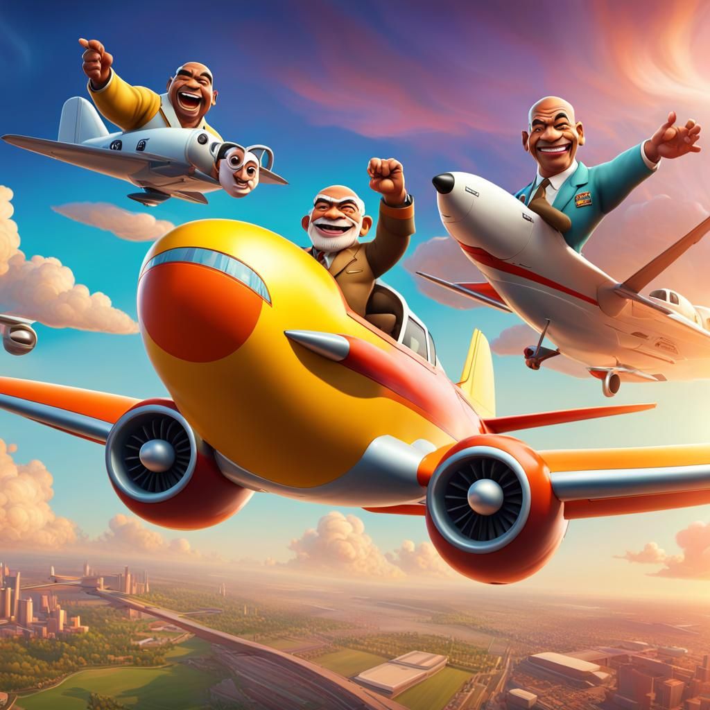 Gandhi, Tyson, and Xi Jinping Visit Bowlero: Pixar Style
