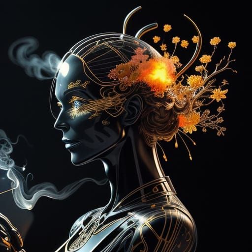 Science Sculpture of Rebirth: Whimsical ImaginationTechnolog...