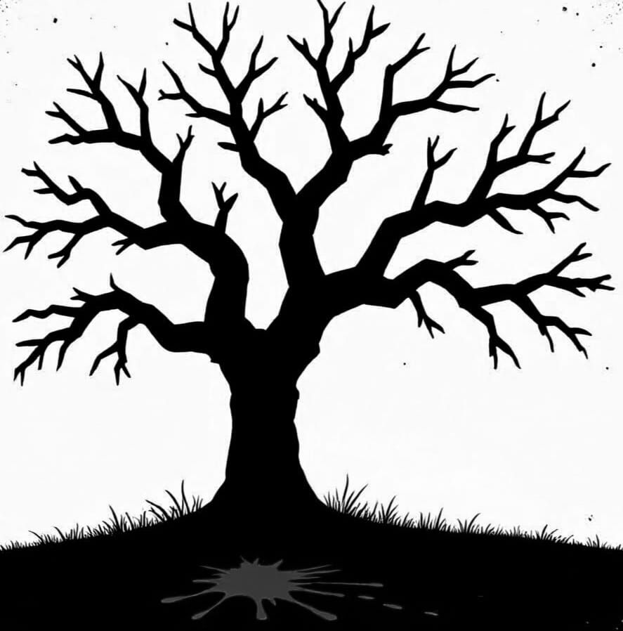 Bleeding Republican Elephant Under Liberty Tree