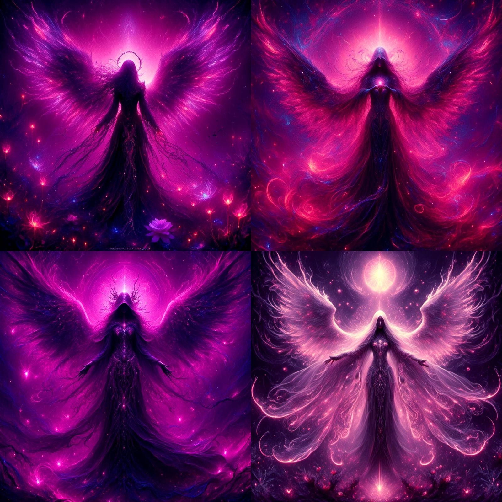 Archangel, Dark Angel 
Lend me thy light 
Through Death's veil...