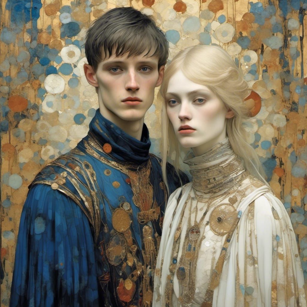 Medieval Warrior in Illustrative Art Style