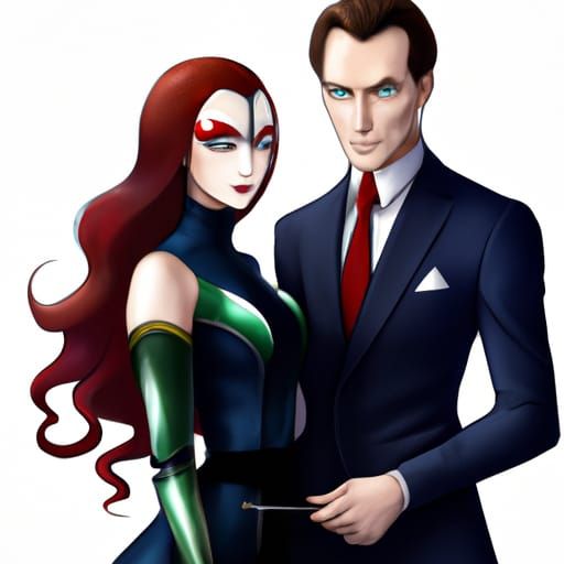 Loki and Natasha Romanoff: A Suave Pairing