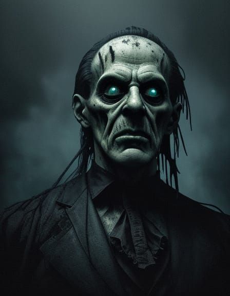 Grotesque Figure Emerges in a Haunting, Abandoned Asylum Sce...