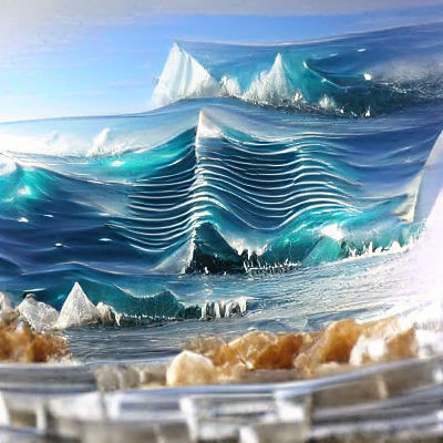 Crystal Ocean Waves