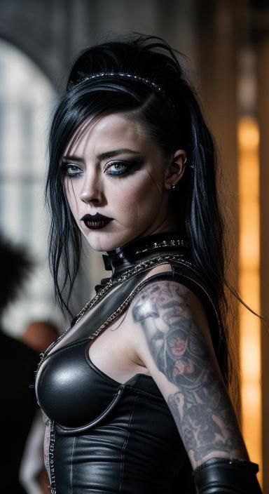 Industrial Goth Fashion Show Photo in Paris