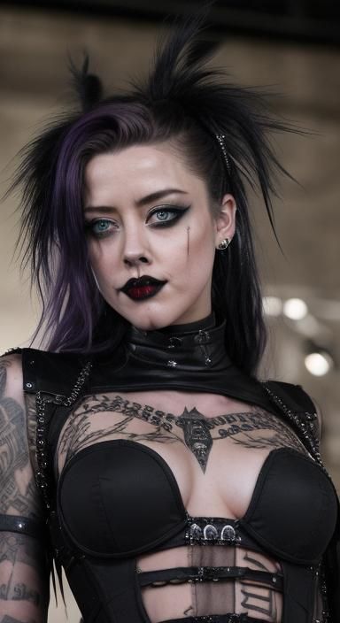 Industrial Goth Fashion Show Photo in Paris