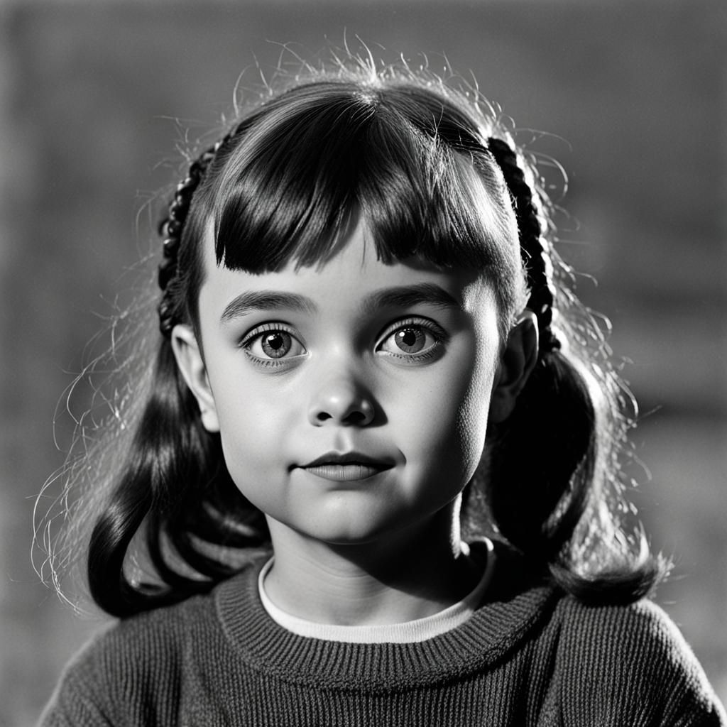 Wednesday and Enid AI Image