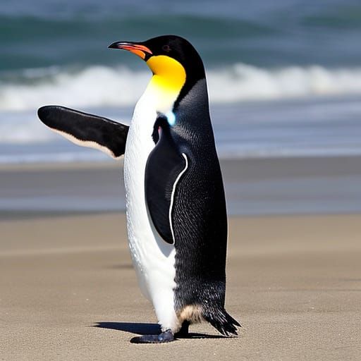 Bash the Penguin AI Image