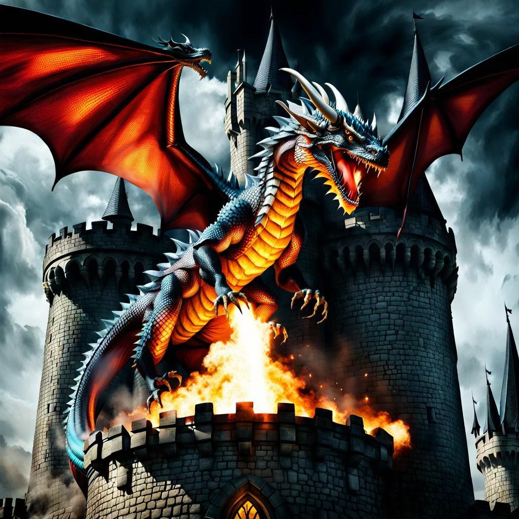 Dragon's Fire: Wizard Tower Under Attack