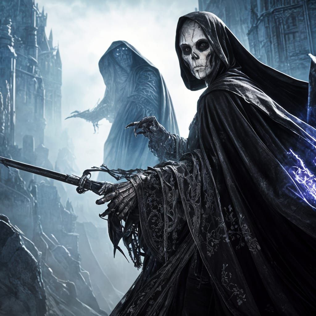 Dementor: Skeletal Undead in Tattered Shrouds