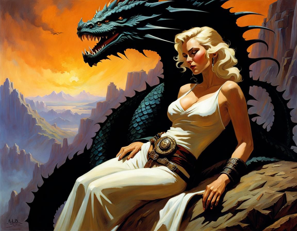 Dragon's Embrace: A Dark Fantasy Masterpiece