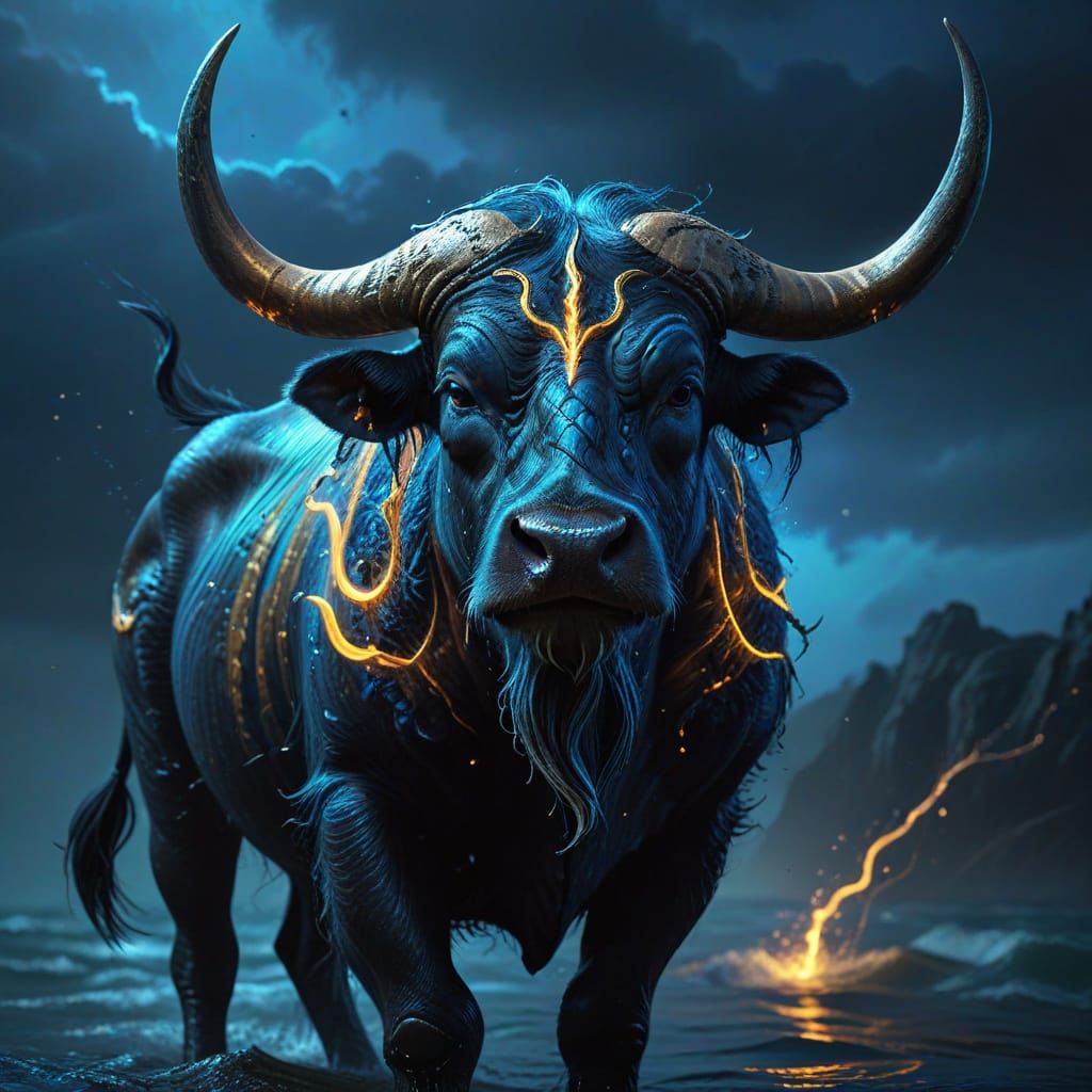 Majestic Water Buffalo, Master of the Depths