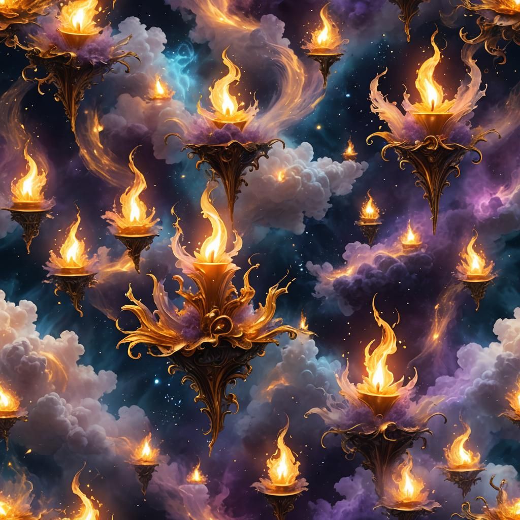 Ethereal Astral Velas in a Matte Painting