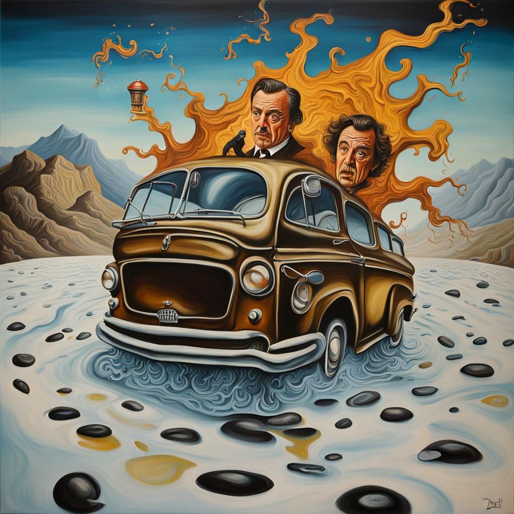 Jack Torrance's Surreal Descent into Madness: Dali-esque Art