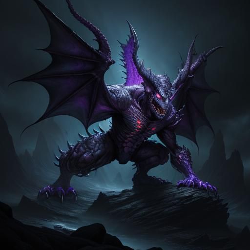 Dark Dragon Hatchling Concept Art