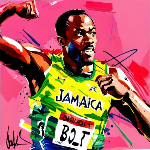 Usain Bolt of Jamaica