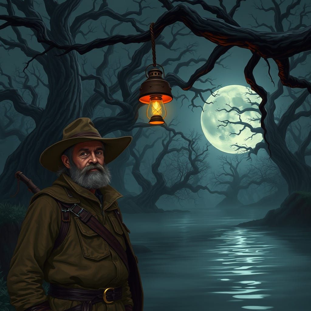 Mystical Moonlit Forest, Treasure Hunter's Quest