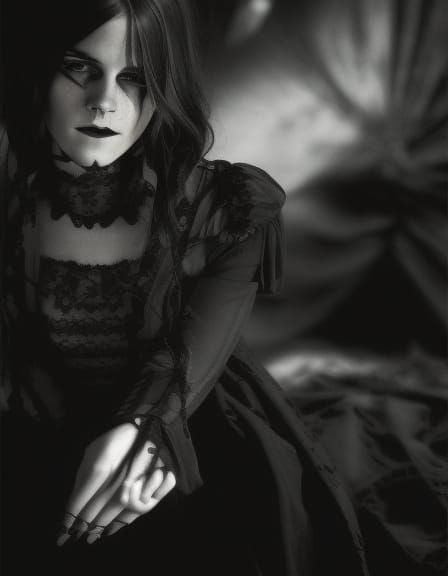 Dark Gothic Portrait of a Woman