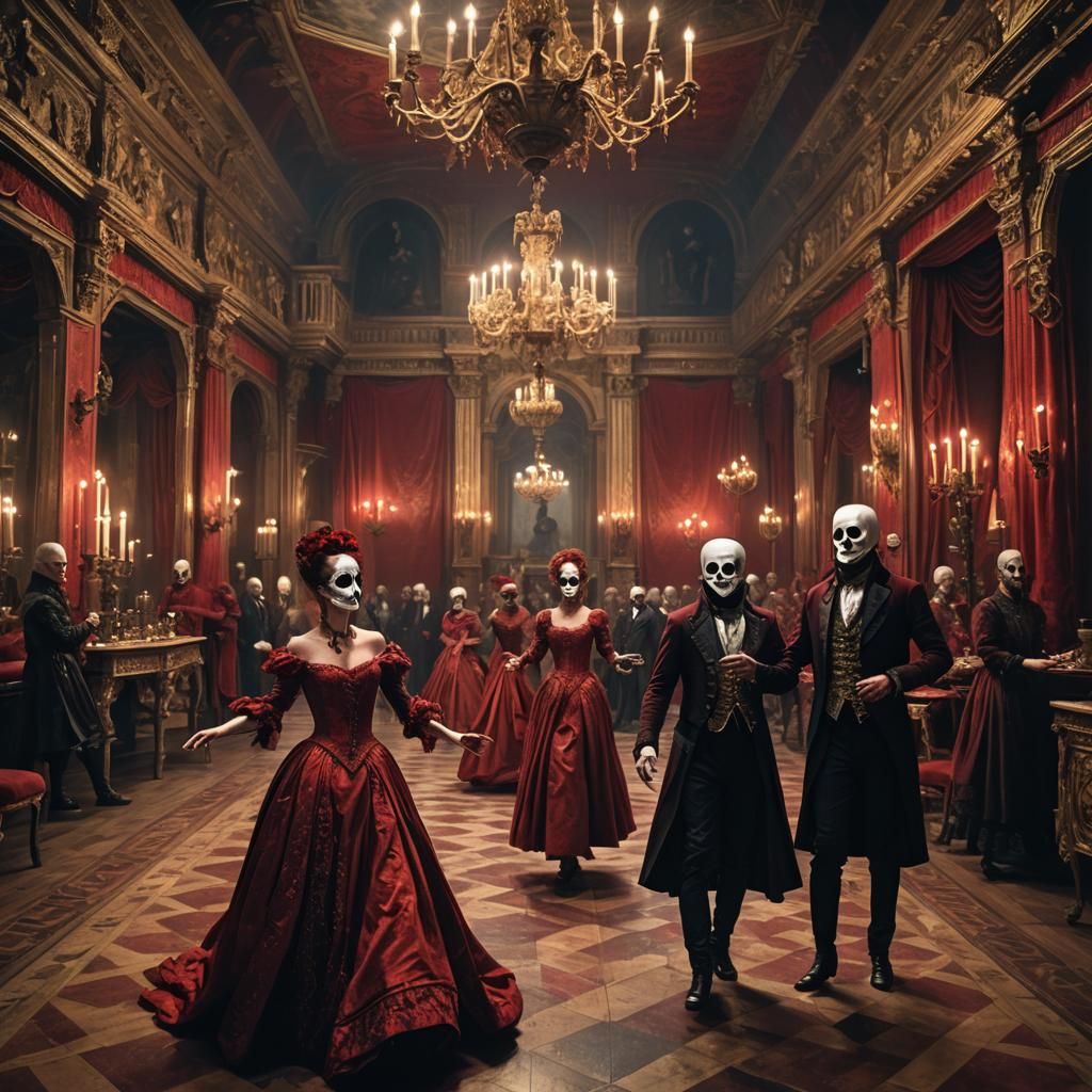 Macabre Masquerade: Baroque Fantasy of the Red Death