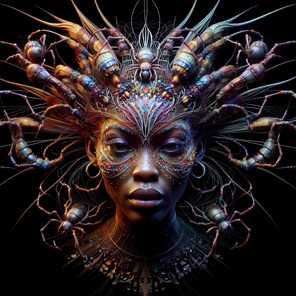 Anansi the African spider goddess.