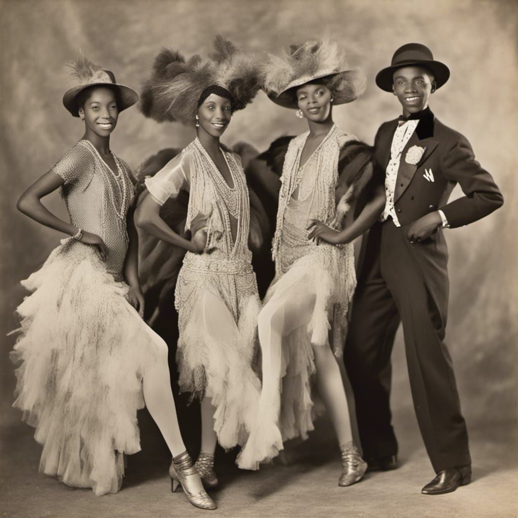 Nicholas Brothers: 1930s Dance Duo in Photorealistic Style