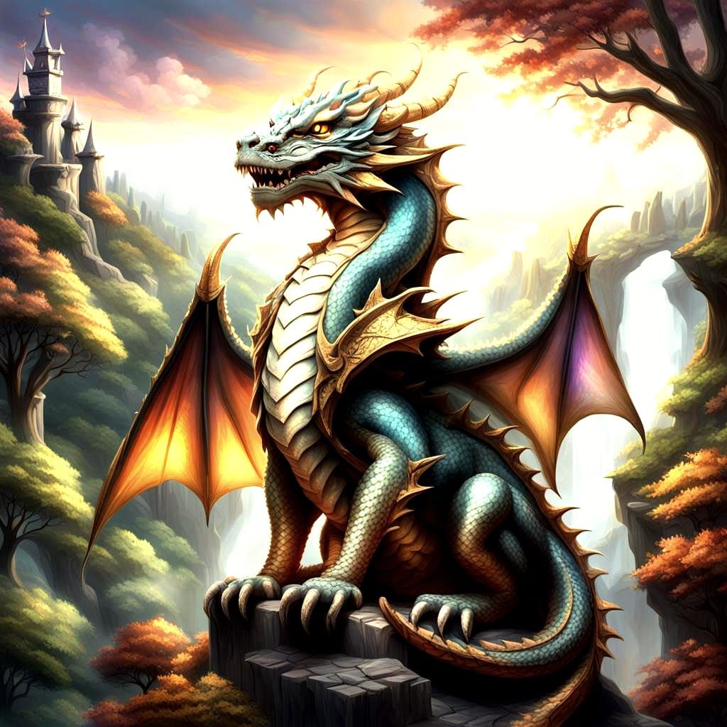 Fantastical Matte Painting in Deep Color