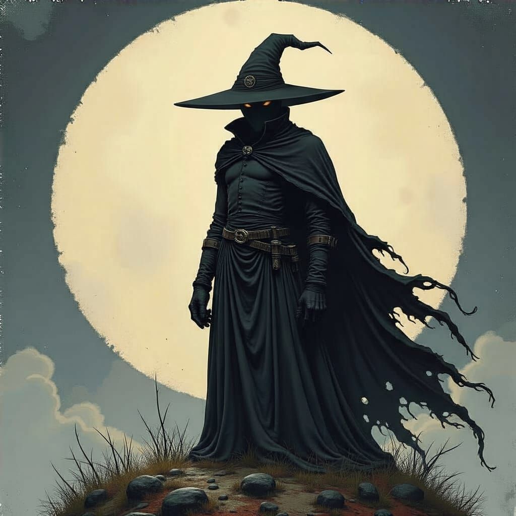 Grimdark Portrait in George Petty Style