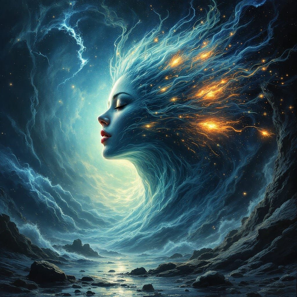 Surreal Dance of Energy Forms