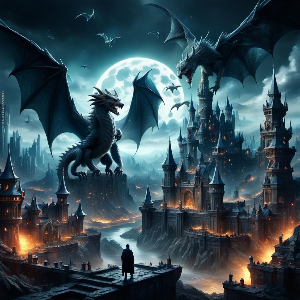 Werewolves and Vampires Clash in Surreal Fantasy