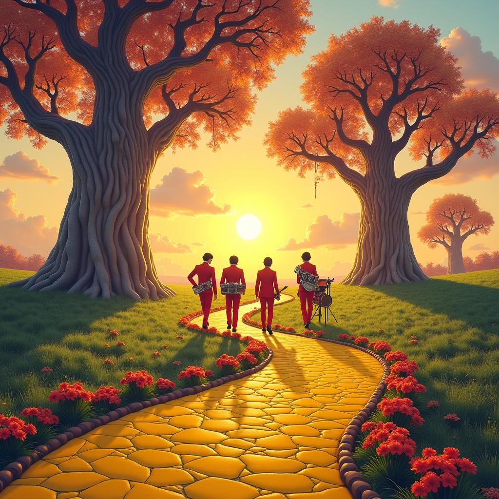 The Beatles Stroll Down a Musical Yellow Brick Road