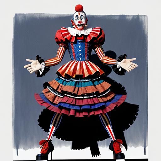 fashion Clown  by jean paul Gaultier