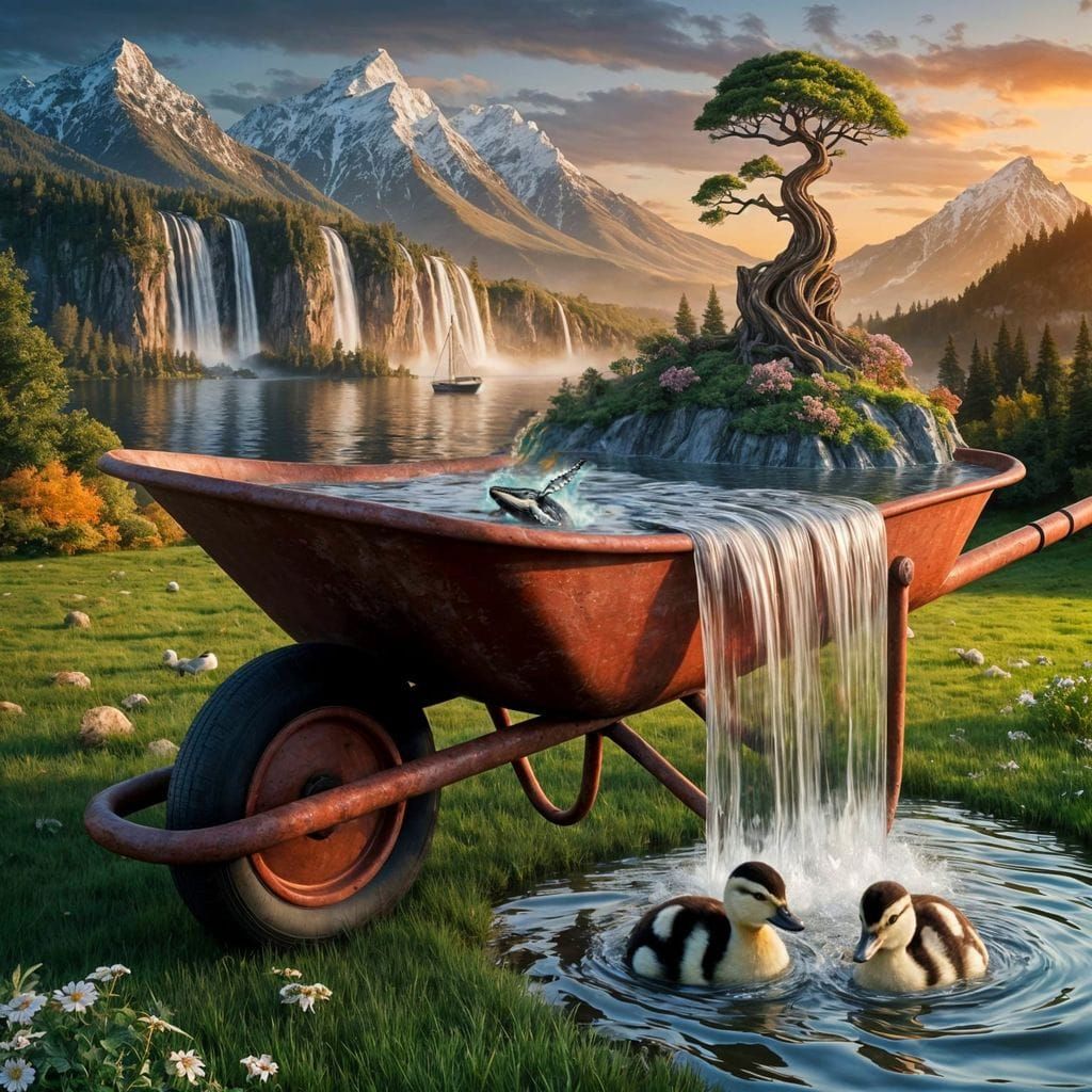 Humpback Whale Leaps From Ocean: Hyper-Detailed Anatomy