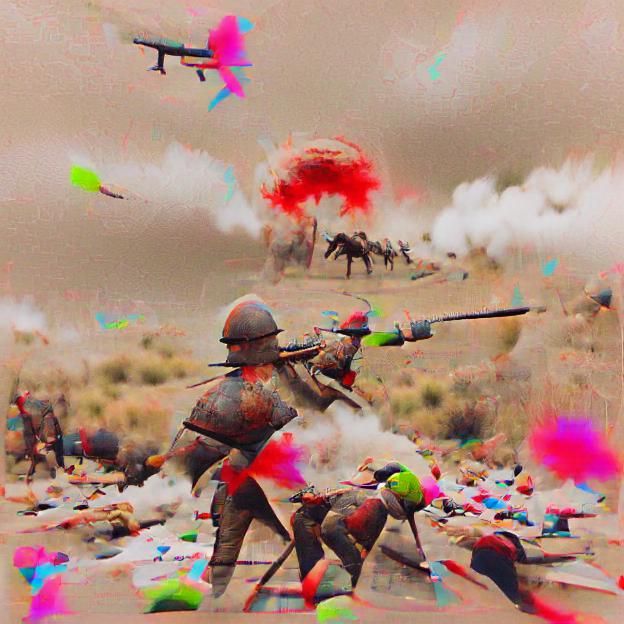 AI Generated Image of War